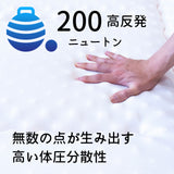 【点で支える】高密凸凹ウレタンマットレス  (セミダブル)(送料無料)