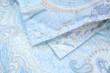 【ダニ忌避率84％】ちょうどいい中厚タイプの羽毛布団　藍白色（送料無料）